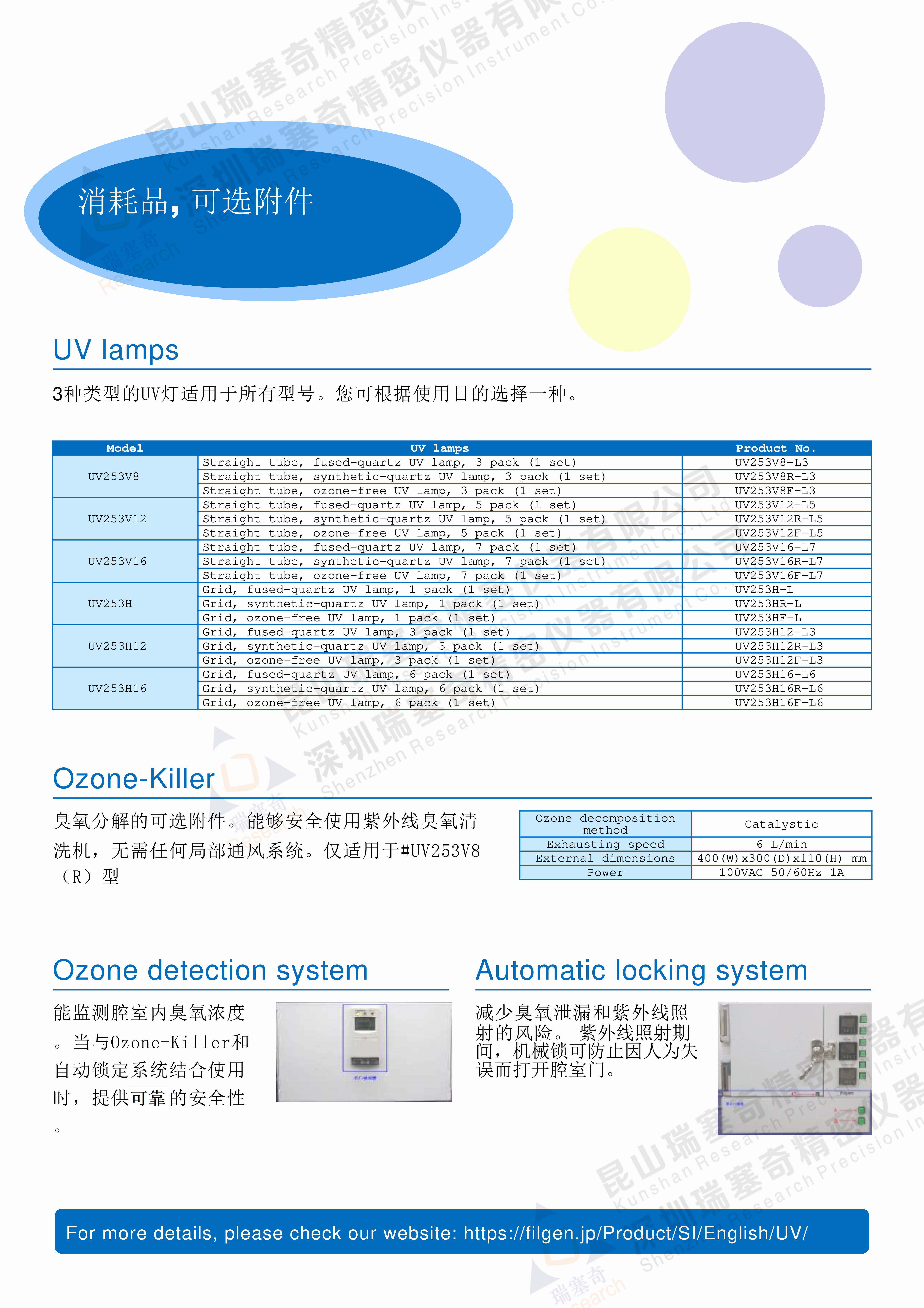 紫外臭氧清洗机（UV Ozone）